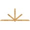 Ekena Millwork Kennewick Rough Sawn Timber Gable Bracket, Western Red Cedar, 108"W x 45"H x 4"D x 4"F, 10/12 Pitch GBW108X45X0404KEN00RWR - alternate 1